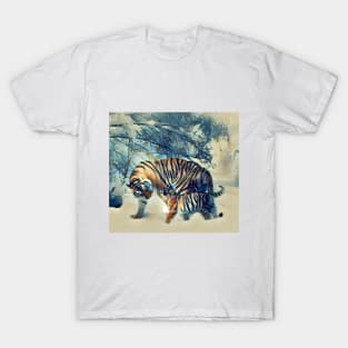 Tiger Family Painting T-Shirt